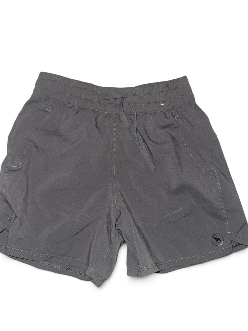 abercrombie kids Charcoal Gray Athletic Drawstring Shorts